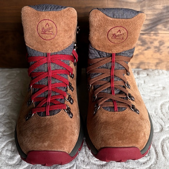 Danner 600 Mountain Hiking Boots 4.5" Women 9.5 Brown Red Waterproof NWOB READ - Picture 5 of 16
